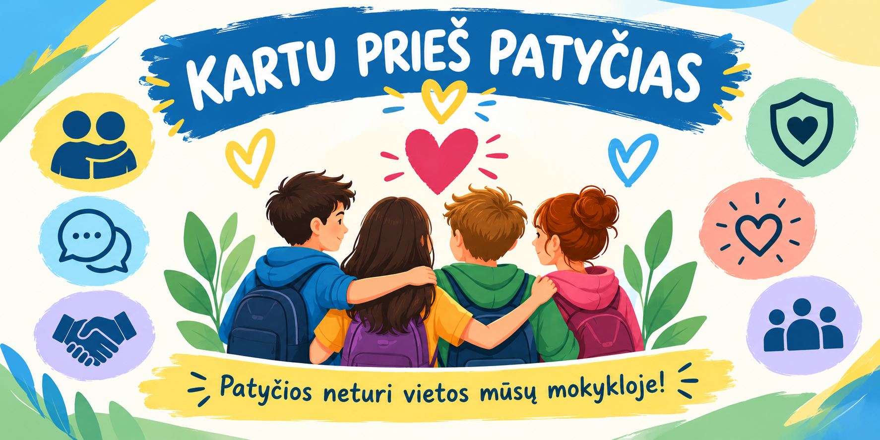 Be patyčių